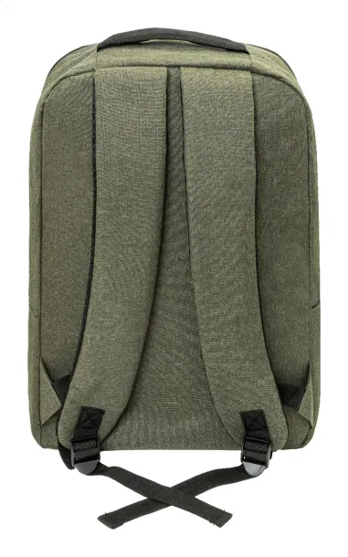 Lauder RPET ruksak, 15" Zelena