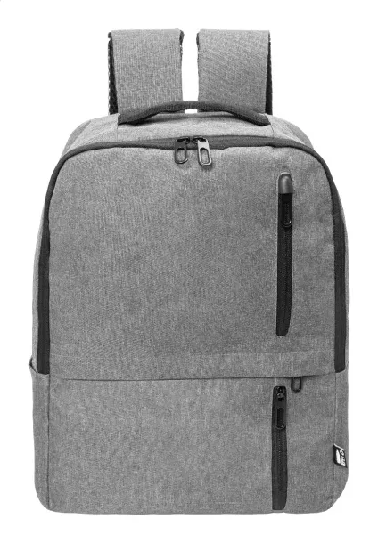 Lauder RPET ruksak, 15" Siva