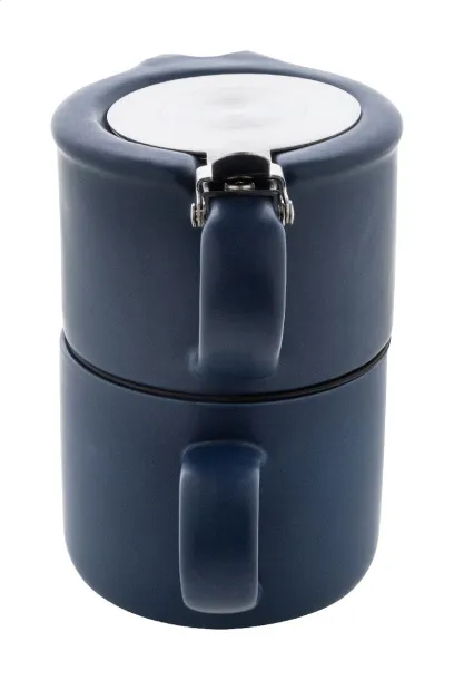 Gongmei tea set Dark blue