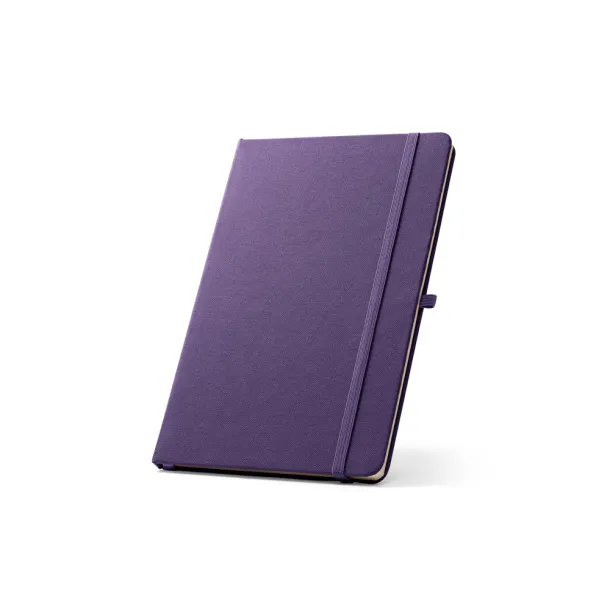 ANNE A5 notebook in 100% rPET with lined pages Purple
