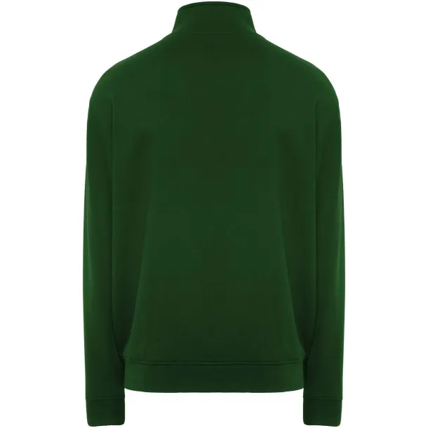 Ulan unisex pulover s patentnim zatvaračem, 280 g/m² - Roly Zelena