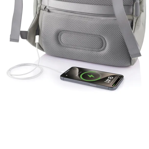 Bobby Soft anti-theft backpack - XD Design grey, grey Siva