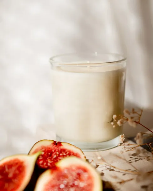  Soybean wax candle 170g - Plum & Patchouli - Prozirna