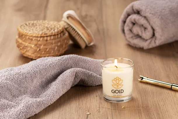  svijeća od sojinog voska 170g - šljiva i pačuli Prozirna