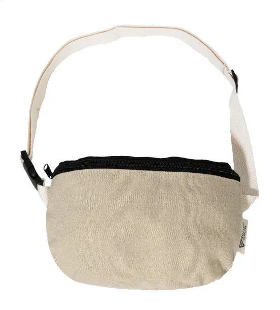 Rekan Hip recycled canvas waist bag Natural