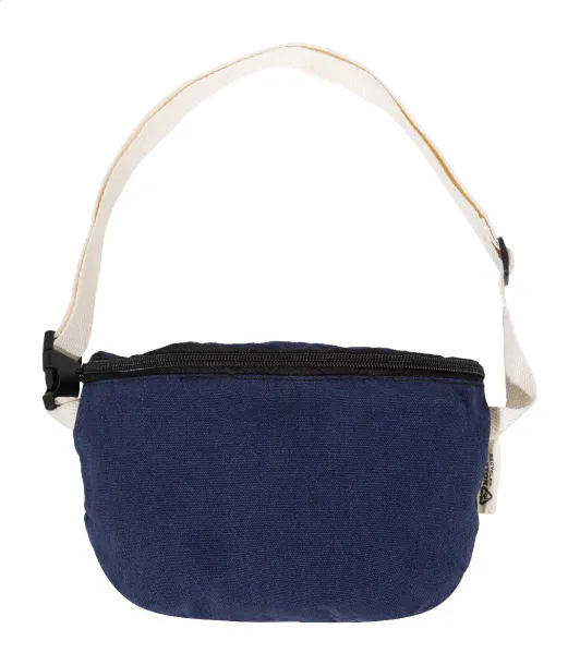 Rekan Hip recycled canvas waist bag Blue