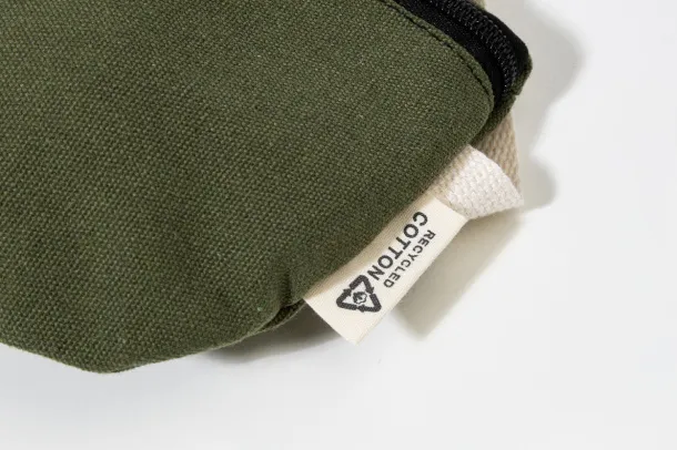Rekan Hip recycled canvas waist bag Green