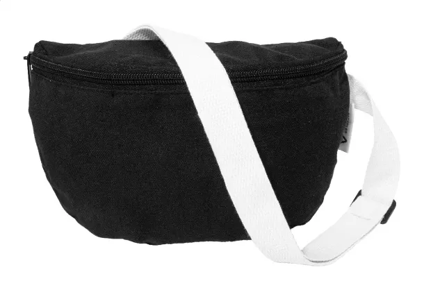 Rekan Hip recycled canvas waist bag Black
