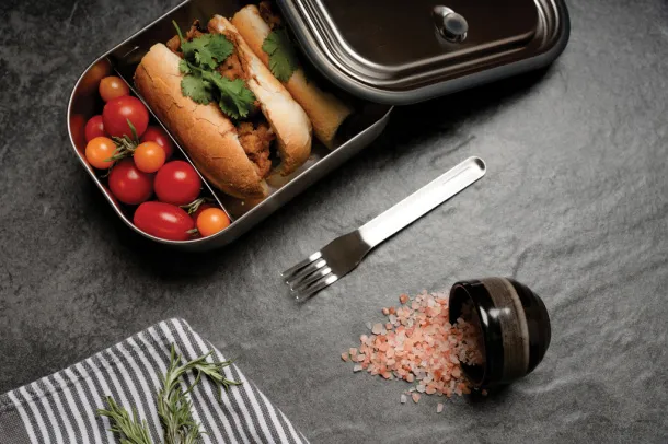 Black+Blum velika kutija za hranu od nehrđajućeg čelika, 1 L - Black + Blum olive green