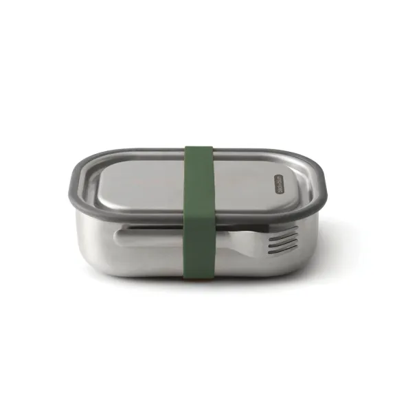 Black+Blum velika kutija za hranu od nehrđajućeg čelika, 1 L - Black + Blum olive green