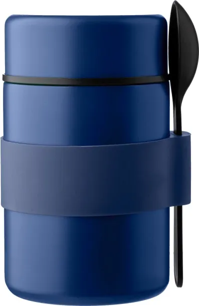  Stainless steel double walled lunch pot Niko blue