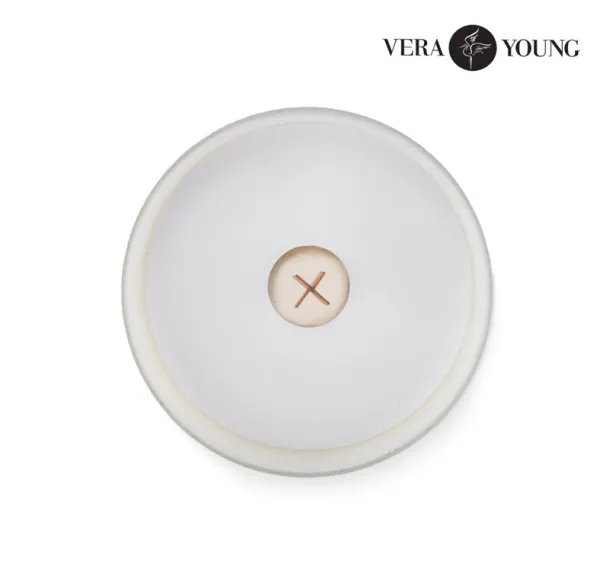  Soybean wax candle 220g - Library - biały