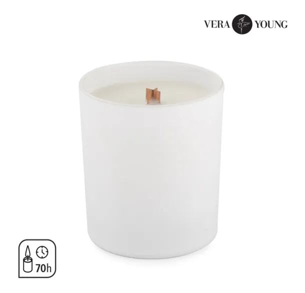 Soybean wax candle 220g - Library - White