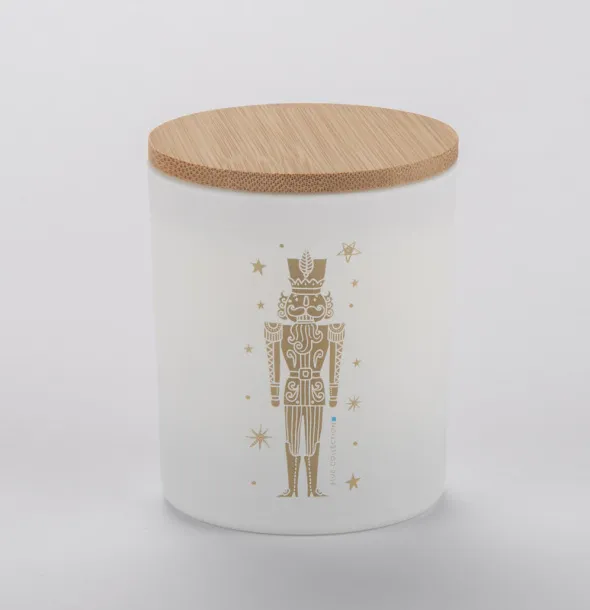  Soybean wax candle 220g - Library - Bijela