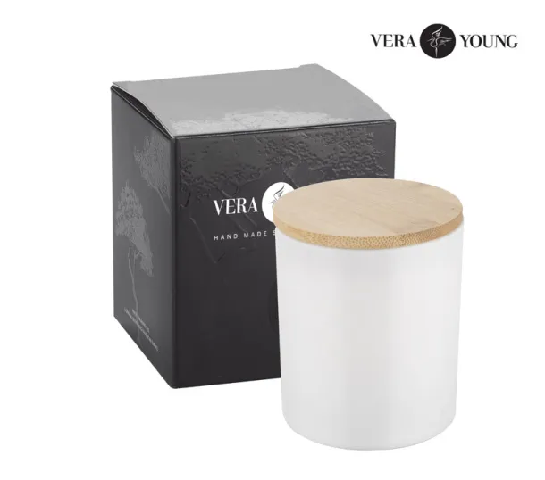  svijeća od sojinog voska 220g - Knjižnica - Bijela