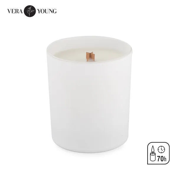  Soybean wax candle 220g - Library - White