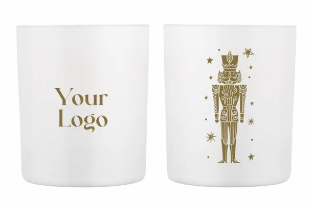  Soybean wax candle 220g - Library - Bijela