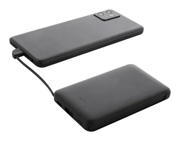 Slimbank rABS prijenosna baterija, 5 000 mAh Crna