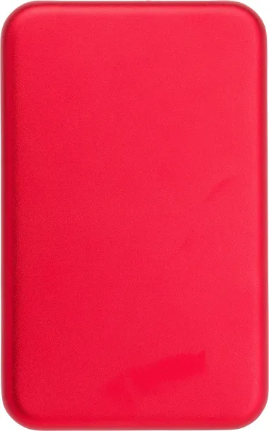  Tycho aluminijska solarna prijenosna baterija, 4 000 mAh Crvena