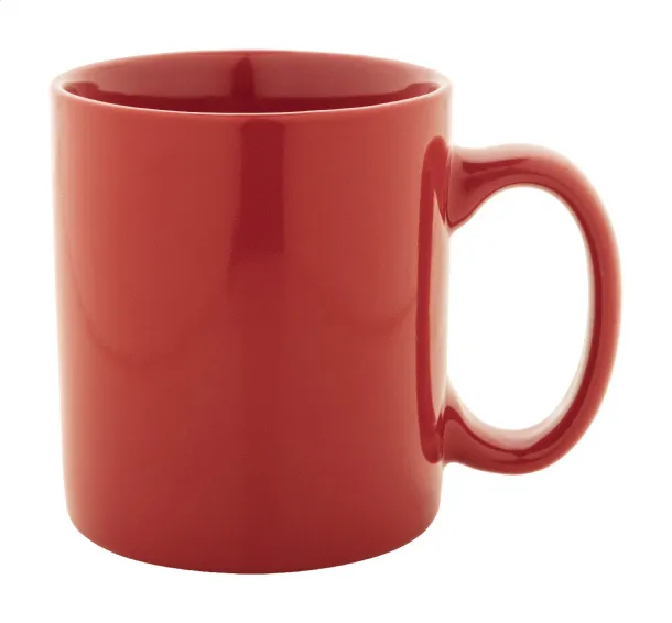 Kolomu Keramička šalica u boji, 300 ml Crvena