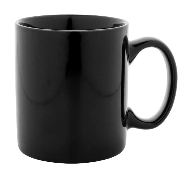 Kolomu Keramička šalica u boji, 300 ml Crna