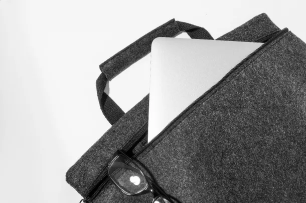 Refelt Laptop RPET torba za laptop i dokumente, 15" Tamno siva