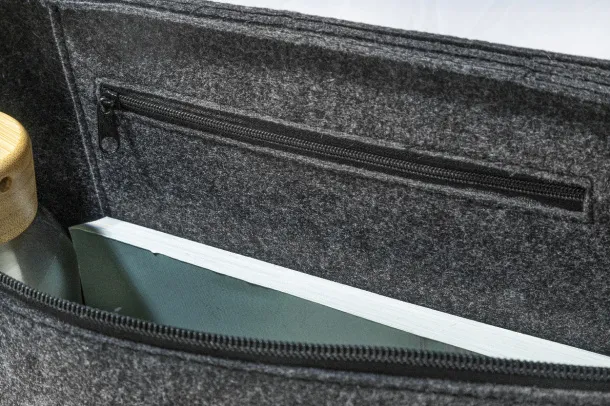 Refelt Laptop RPET torba za laptop i dokumente, 15" Tamno siva