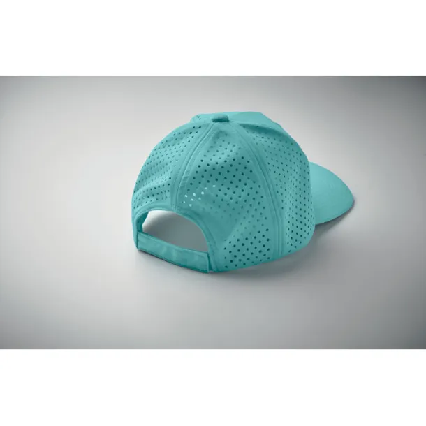 CAPO 5 panel baseball cap 130 gr/m² Turquoise