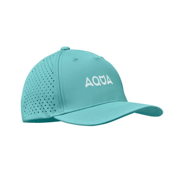 CAPO 5 panel baseball cap 130 gr/m² Turquoise
