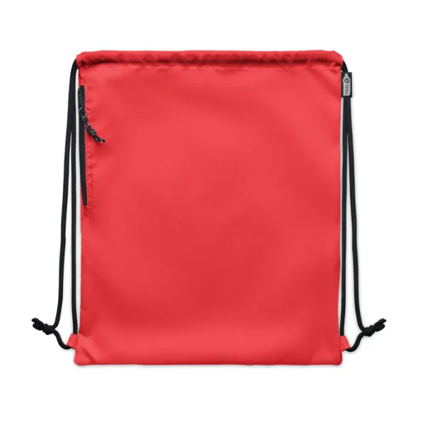 NIGHT Large drawstring bag 300D RPET Red