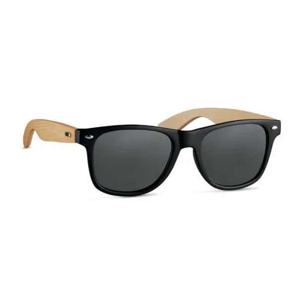 CALIFORNIA TOUCH Sunglasses with bamboo arms Black