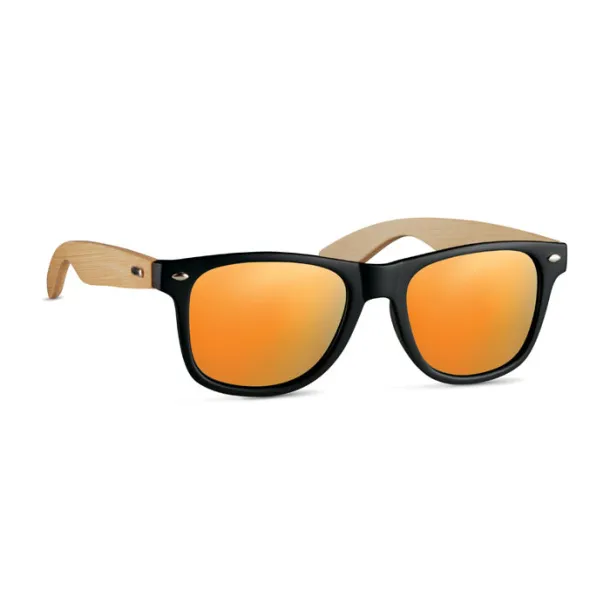 CALIFORNIA TOUCH Sunglasses with bamboo arms Orange