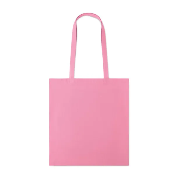 COTTONEL COLOUR + Cotton shopping bag 140gsm baby pink