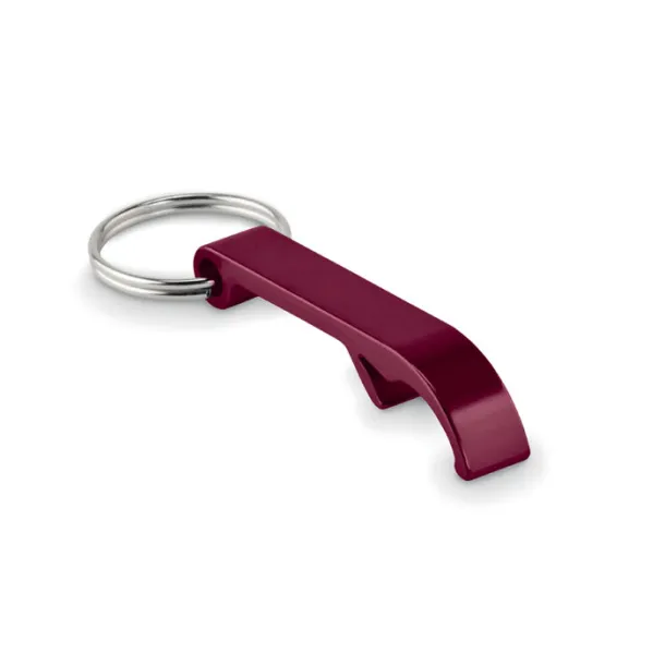 OVIKEY Recycled aluminium key ring Burgundy