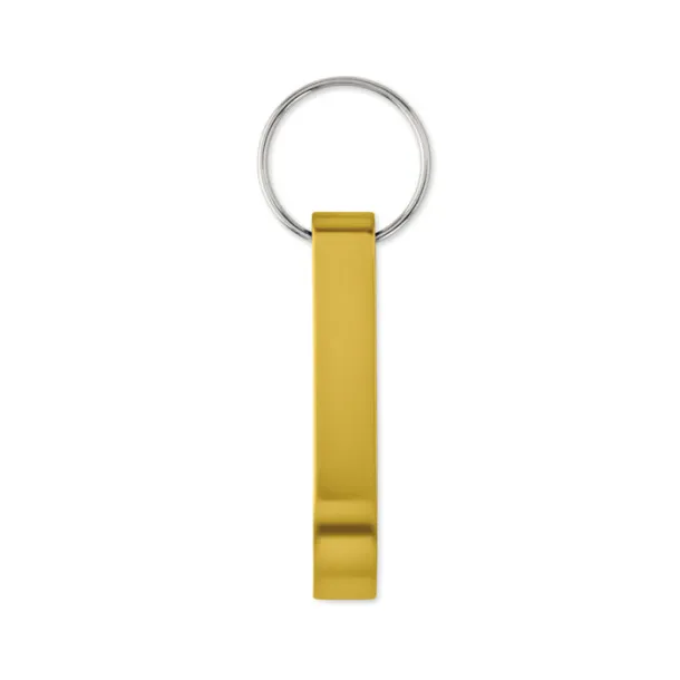 OVIKEY Recycled aluminium key ring Gold