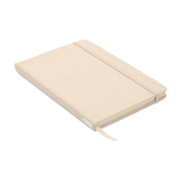 NOTE RPET A5 notebook 600D RPET cover off white