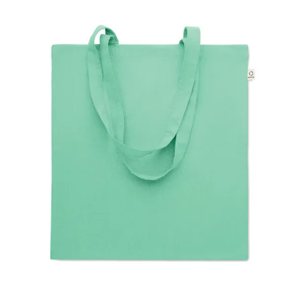 VIVEKA COLOUR Recycled cotton shopping bag mint green