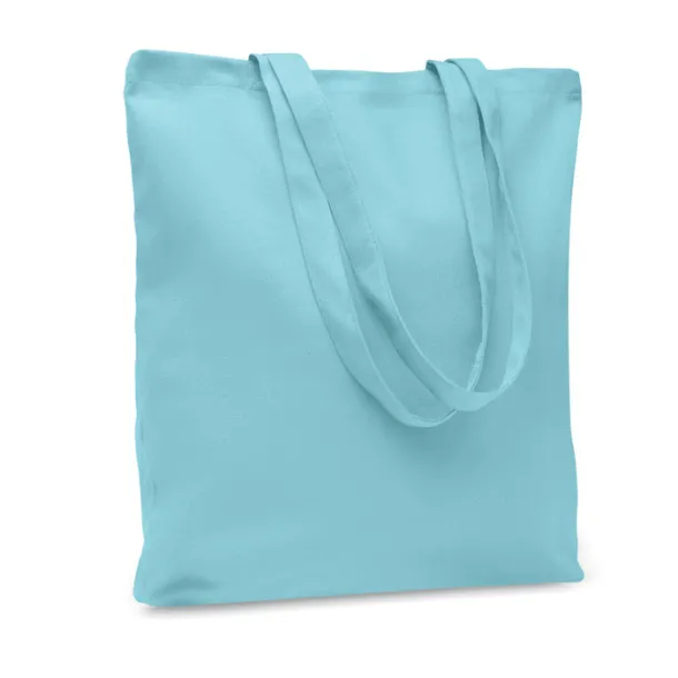 RASSA COLOURED Platnena torba za kupovinu, 270 g/m² baby blue