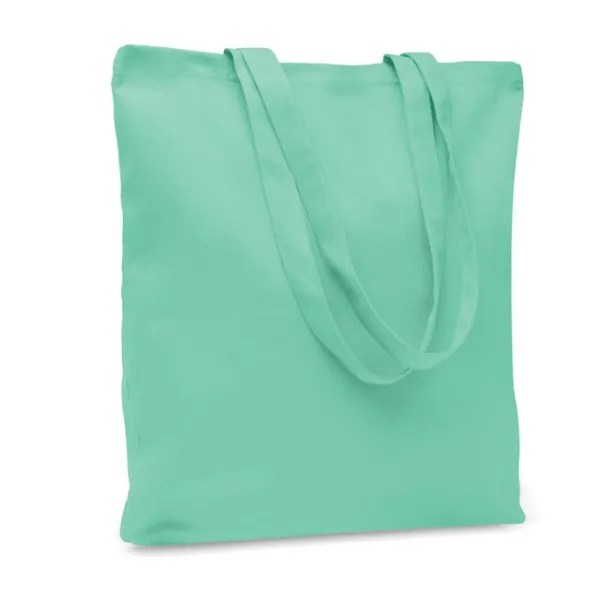 RASSA COLOURED Platnena torba za kupovinu, 270 g/m² mint green