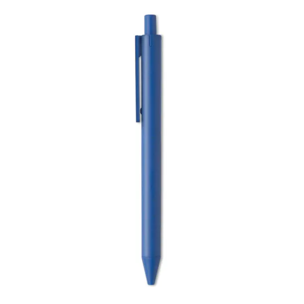 PECAS Wheat-Straw /PP push type pen Royal blue