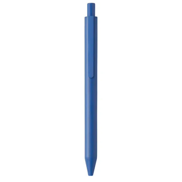 PECAS Wheat-Straw /PP push type pen Royal blue