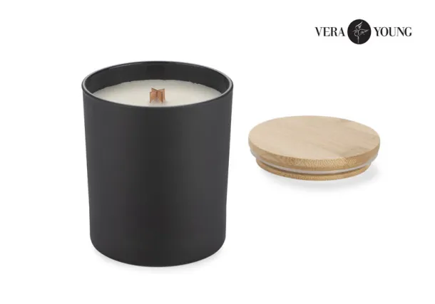  svijeća od sojinog voska 220g - crni nar BLACK