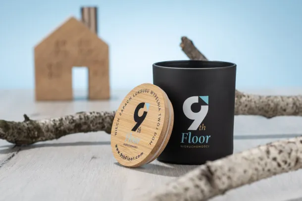  svijeća od sojinog voska 220g - crni nar Crna