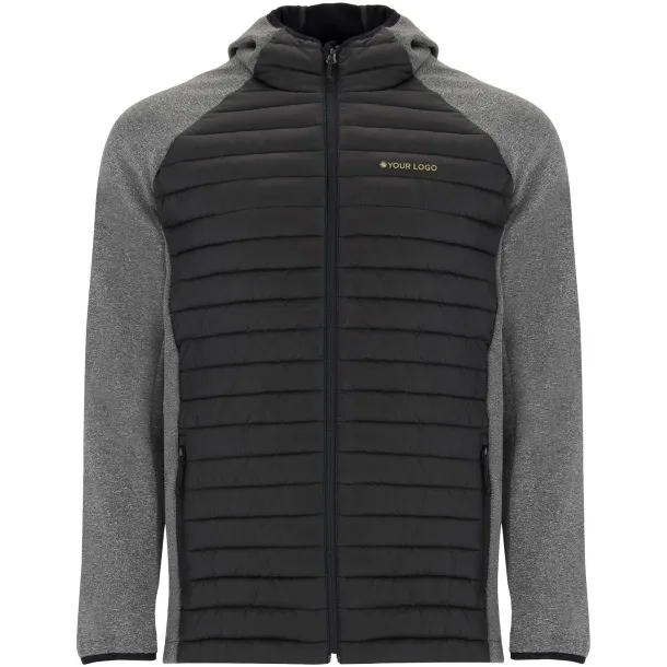 Minsk unisex hybrid insulated jacket - Roly Crna Lead