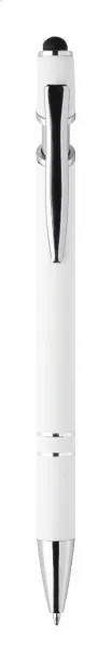 Tonnel Soft touch ballpoint pen White