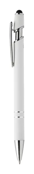 Tonnel Soft touch ballpoint pen White
