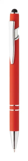 Tonnel Soft touch ballpoint pen Red