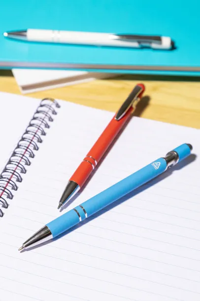 Tonnel Soft touch ballpoint pen Light blue