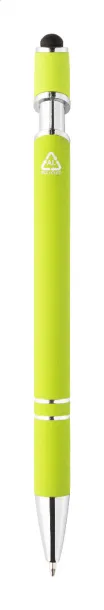 Tonnel Soft touch ballpoint pen Lime green