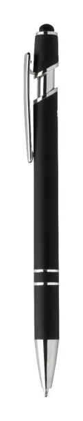 Tonnel Soft touch ballpoint pen Black